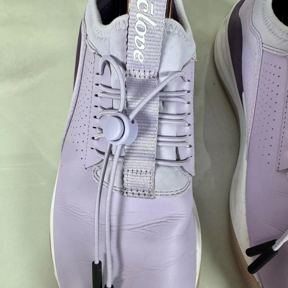 Clove Lilac Sneakers Comfort Shoes Bungee Laces Pull On Nursing Healthcare 8‎